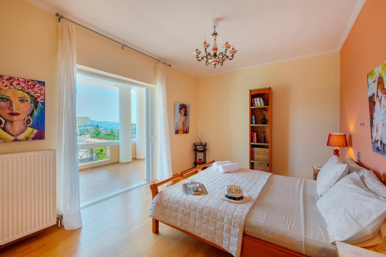 The Painters Luxurious Villa Анависсос Экстерьер фото