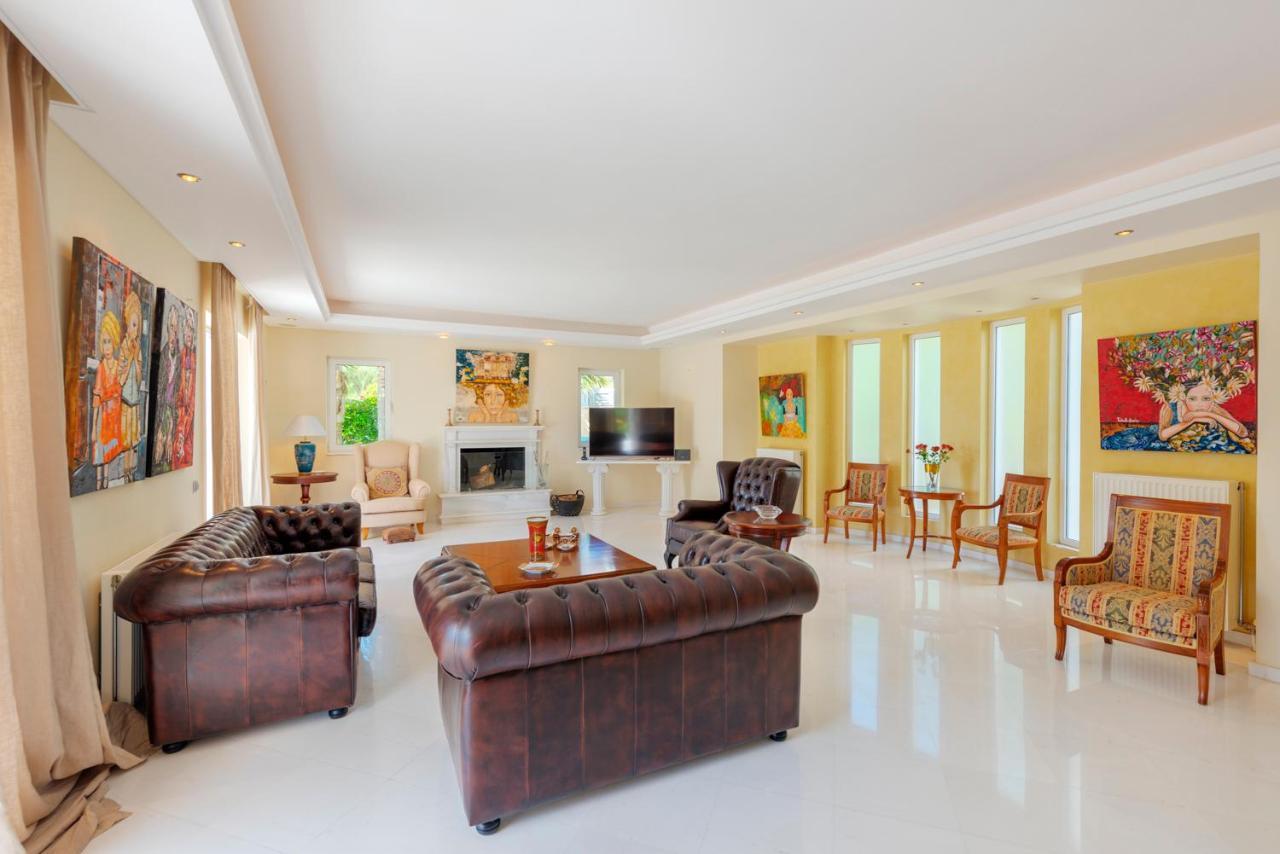 The Painters Luxurious Villa Анависсос Экстерьер фото